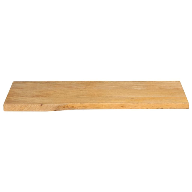 vidaXL tömör mangófa természetes élű asztallap 100 x 40 x 2,5 cm