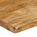 vidaXL tömör mangófa természetes élű asztallap 100 x 40 x 2,5 cm