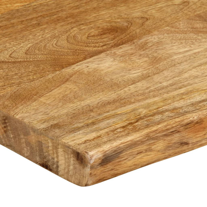 vidaXL tömör mangófa természetes élű asztallap 110 x 40 x 2,5 cm