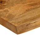 vidaXL tömör mangófa természetes élű asztallap 80 x 60 x 2,5 cm