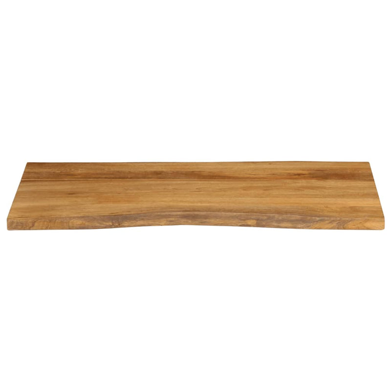 vidaXL tömör mangófa természetes élű asztallap 100 x 60 x 2,5 cm