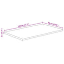 vidaXL tömör mangófa természetes élű asztallap 120 x 60 x 2,5 cm