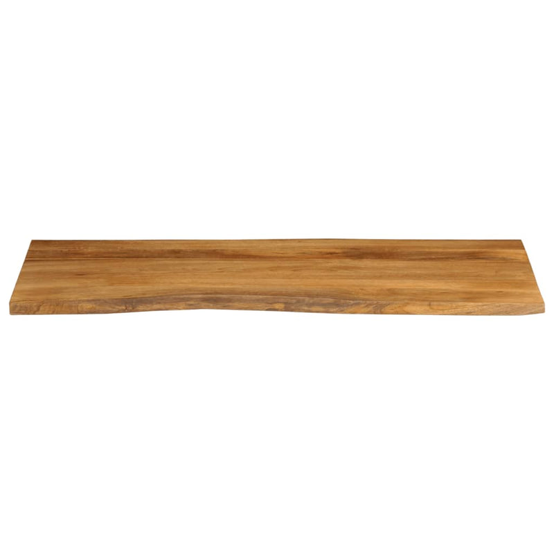vidaXL tömör mangófa természetes élű asztallap 140 x 60 x 2,5 cm