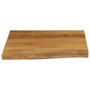 vidaXL tömör mangófa természetes élű asztallap 80 x 80 x 2,5 cm