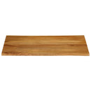 vidaXL tömör mangófa természetes élű asztallap 90 x 80 x 2,5 cm