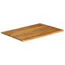 vidaXL tömör mangófa természetes élű asztallap 100 x 80 x 2,5 cm