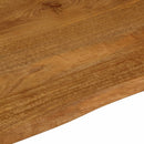 vidaXL tömör mangófa természetes élű asztallap 100 x 80 x 2,5 cm