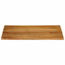 vidaXL tömör mangófa természetes élű asztallap 110 x 80 x 2,5 cm