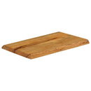 vidaXL tömör mangófa természetes élű asztallap 60 x 40 x 3,8 cm