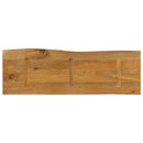 vidaXL tömör mangófa természetes élű asztallap 140 x 40 x 3,8 cm
