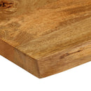 vidaXL tömör mangófa természetes élű asztallap 140 x 40 x 3,8 cm