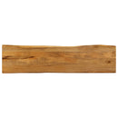 vidaXL tömör mangófa természetes élű asztallap 180 x 40 x 3,8 cm