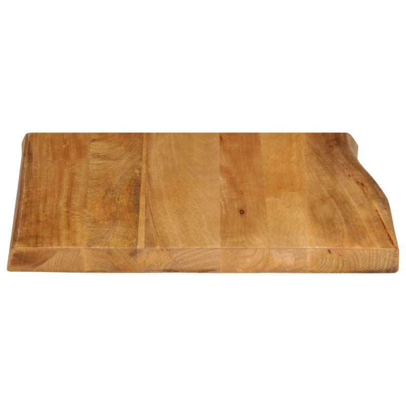 vidaXL tömör mangófa természetes élű asztallap 60 x 60 x 3,8 cm
