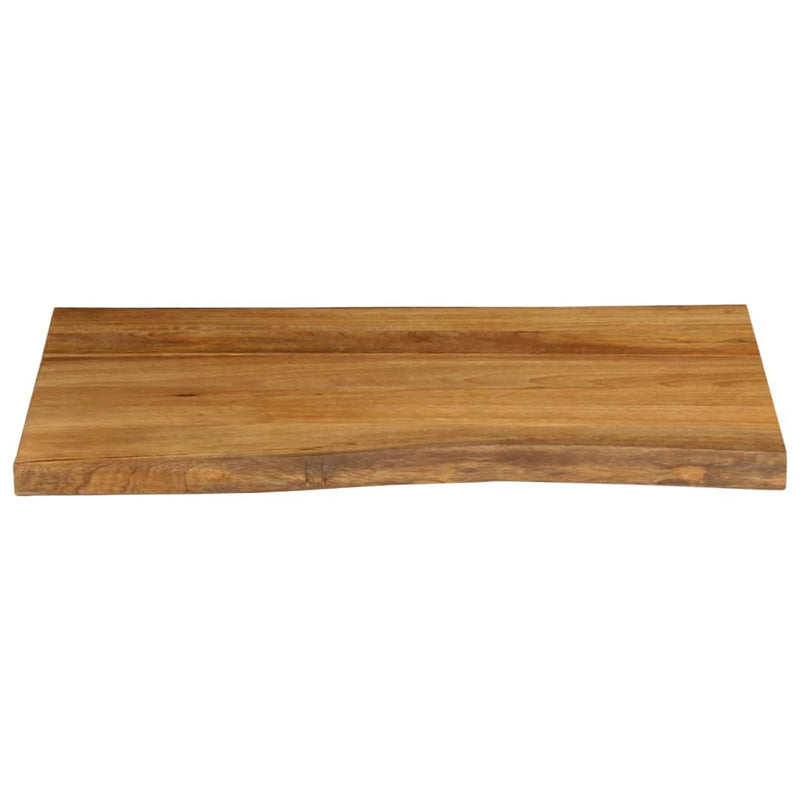 vidaXL tömör mangófa természetes élű asztallap 70 x 60 x 3,8 cm