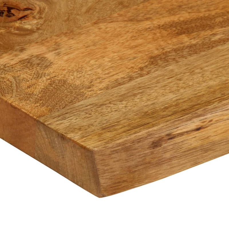 vidaXL tömör mangófa természetes élű asztallap 70 x 60 x 3,8 cm
