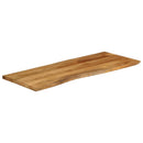 vidaXL tömör mangófa természetes élű asztallap 140 x 60 x 3,8 cm
