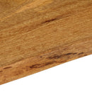 vidaXL tömör mangófa természetes élű asztallap 140 x 60 x 3,8 cm