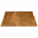 vidaXL tömör mangófa természetes élű asztallap 100 x 80 x 3,8 cm