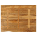 vidaXL tömör mangófa természetes élű asztallap 100 x 80 x 3,8 cm