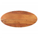 vidaXL tömör akácfa ovális asztallap 80 x 40 x 2,5 cm