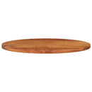 vidaXL tömör akácfa ovális asztallap 110 x 50 x 2,5 cm