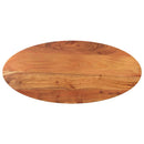 vidaXL tömör akácfa ovális asztallap 120 x 60 x 2,5 cm