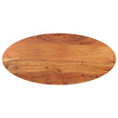 vidaXL tömör akácfa ovális asztallap 140 x 60 x 2,5 cm