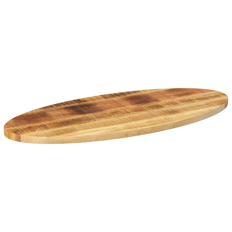 vidaXL tömör mangófa ovális asztallap 110 x 40 x 2,5 cm