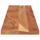 vidaXL tömör akácfa téglalap alakú asztallap 140x40x2,5 cm