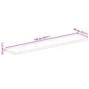 vidaXL tömör akácfa téglalap alakú asztallap 140x40x2,5 cm