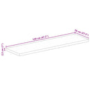 vidaXL tömör akácfa téglalap alakú asztallap 120x70x2,5 cm