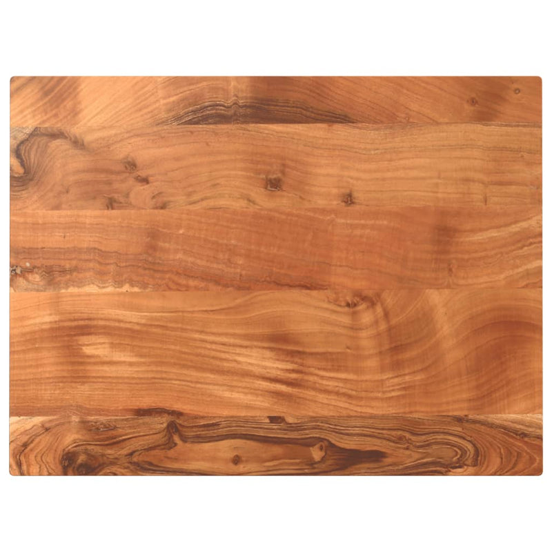 vidaXL tömör akácfa téglalap alakú asztallap 70x50x3,8 cm