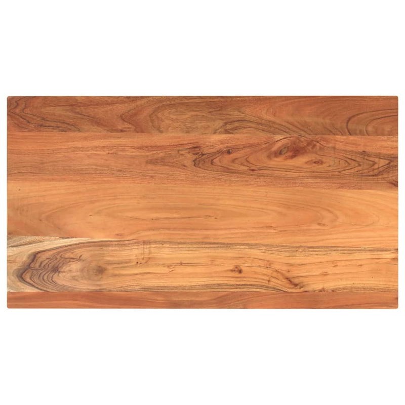 vidaXL tömör akácfa téglalap alakú asztallap 100x50x3,8 cm