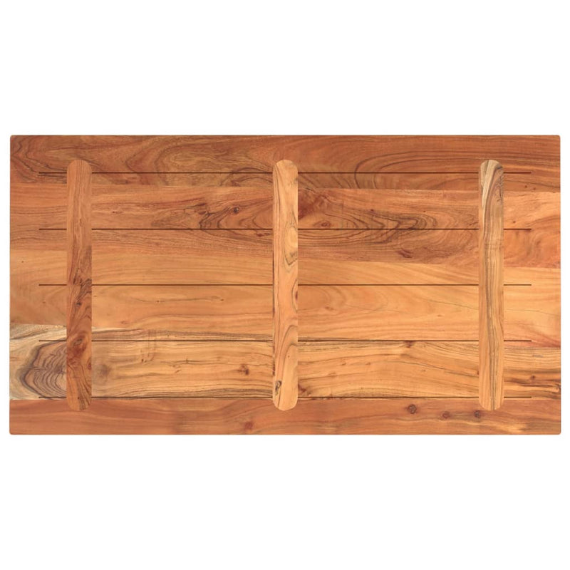 vidaXL tömör akácfa téglalap alakú asztallap 100x50x3,8 cm