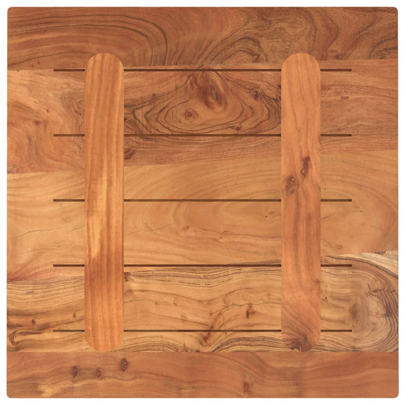 vidaXL tömör akácfa négyzet alakú asztallap 60x60x3,8 cm