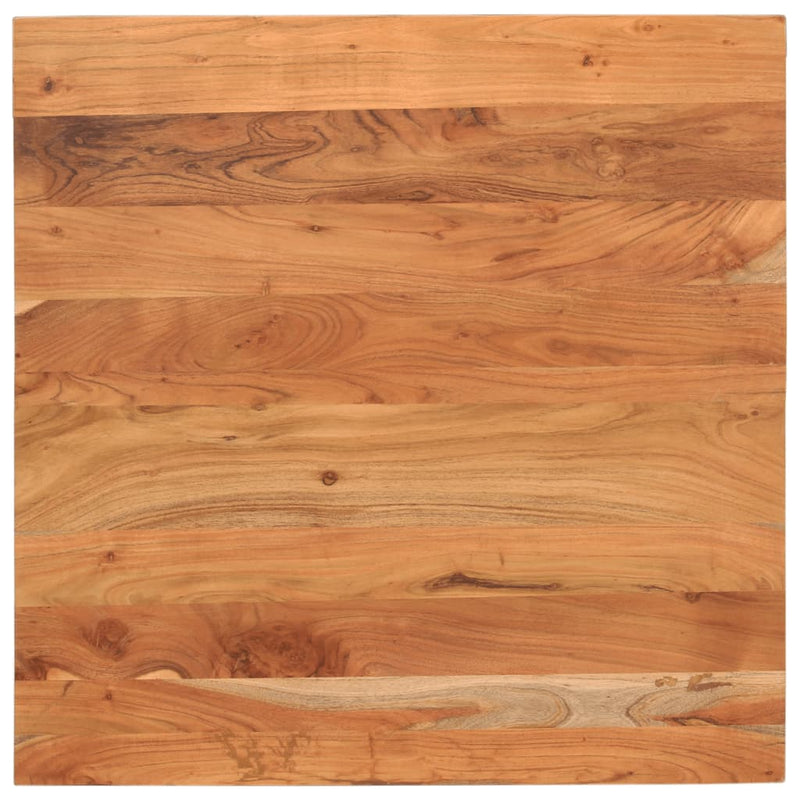 vidaXL tömör akácfa négyzet alakú asztallap 70x70x3,8 cm