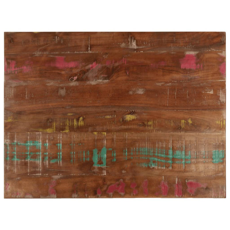 vidaXL tömör újrahasznosított fa téglalap alakú asztallap 80x60x2,5 cm