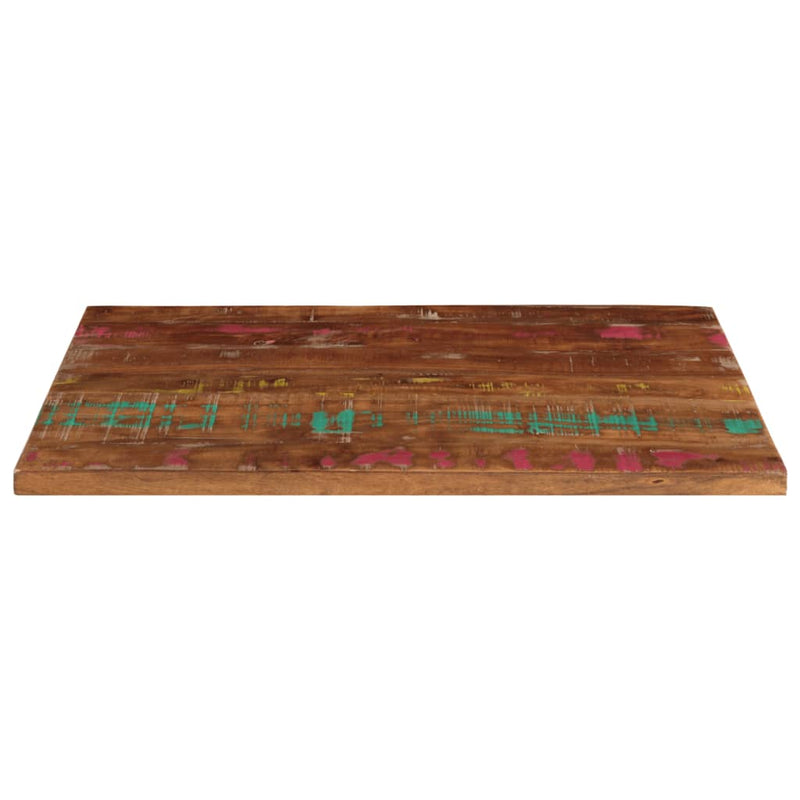 vidaXL tömör újrahasznosított fa téglalap alakú asztallap 80x60x2,5 cm
