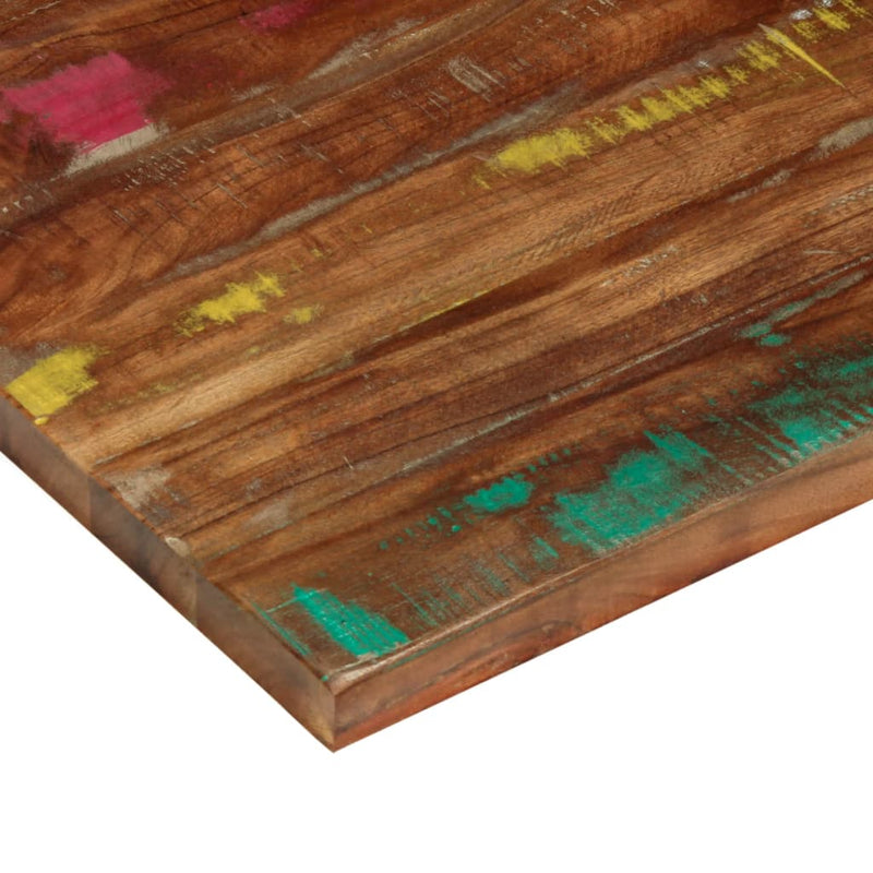 vidaXL tömör újrahasznosított fa téglalap alakú asztallap 80x60x2,5 cm