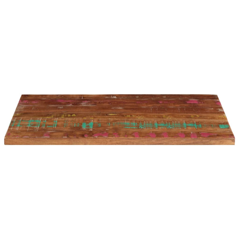 vidaXL tömör újrahasznosított fa téglalap alakú asztallap 100x60x1,5cm