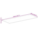 vidaXL tömör újrahasznosított fa téglalap alakú asztallap 140x60x1,5cm