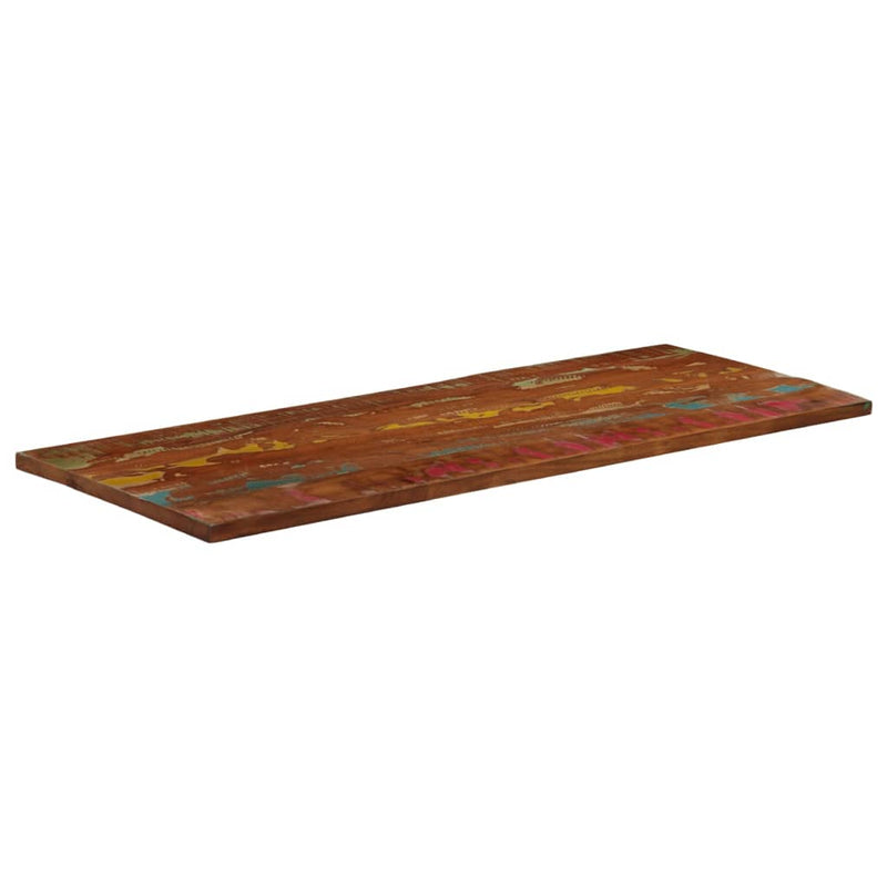 vidaXL tömör újrahasznosított fa téglalap alakú asztallap 140x60x2,5cm