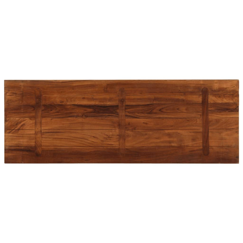 vidaXL tömör újrahasznosított fa téglalap alakú asztallap 140x60x2,5cm
