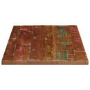 vidaXL tömör újrahasznosított fa téglalap alakú asztallap 80x70x2,5 cm