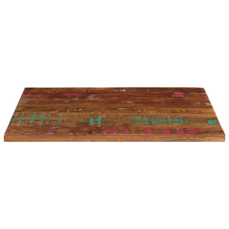 vidaXL tömör újrahasznosított fa téglalap alakú asztallap 90x70x2,5 cm