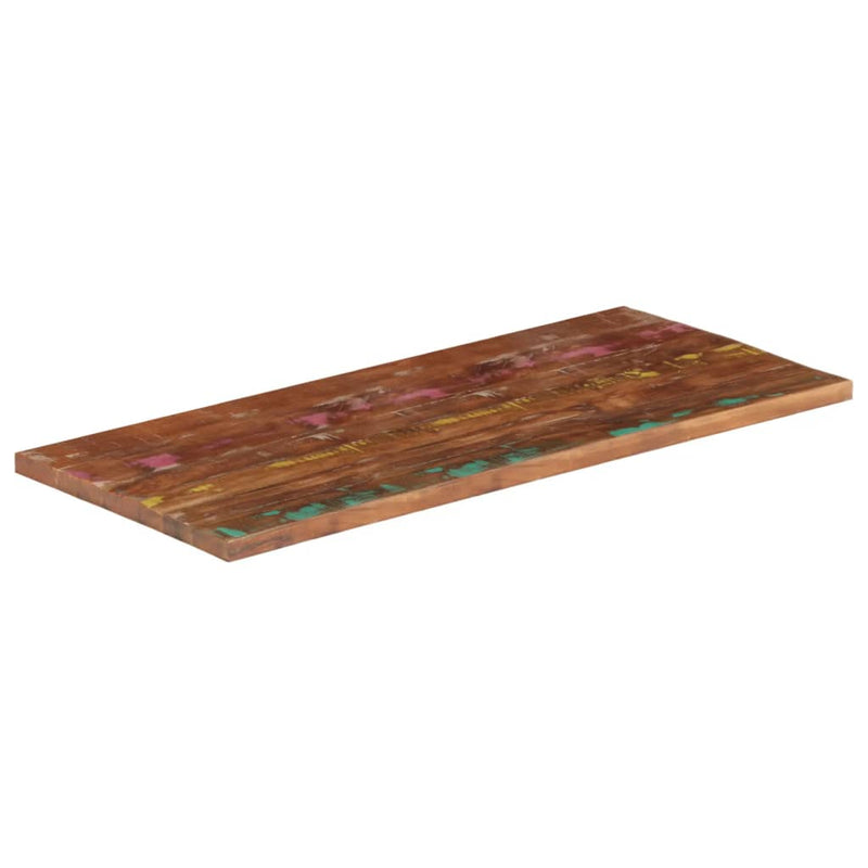 vidaXL tömör újrahasznosított fa téglalap alakú asztallap 120x70x2,5cm
