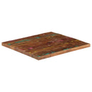 vidaXL tömör újrahasznosított fa négyzet alakú asztallap 80x80x2,5 cm