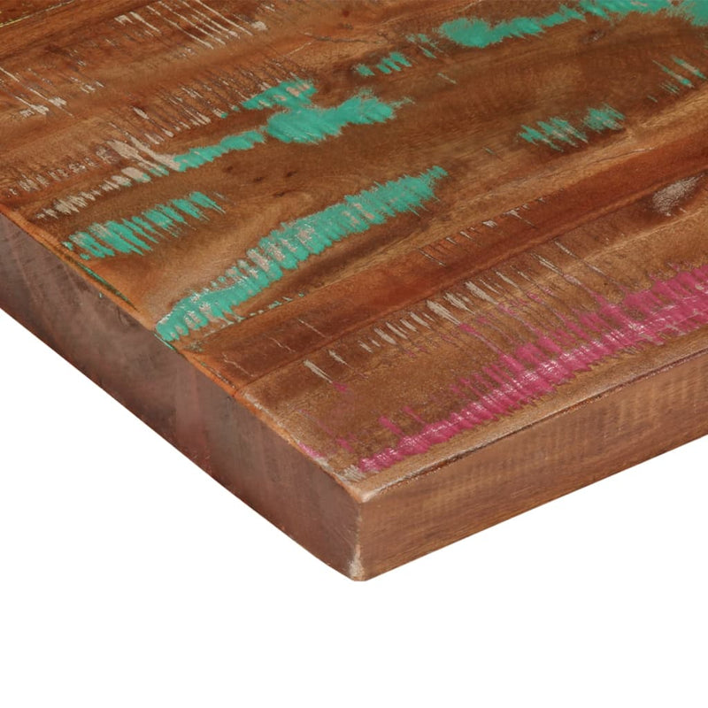 vidaXL tömör újrahasznosított fa téglalap alakú asztallap 90x80x2,5 cm