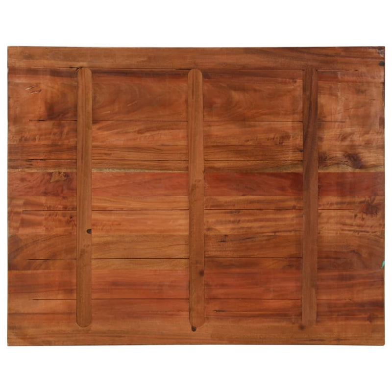 vidaXL tömör újrahasznosított fa téglalap alakú asztallap 100x80x2,5cm