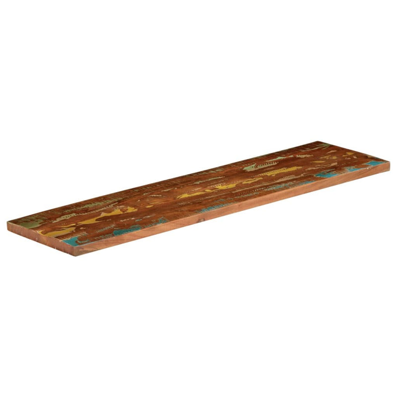 vidaXL tömör újrahasznosított fa téglalap alakú asztallap 110x20x3,8cm